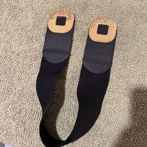 Elegant Black and Gold Women's Belt